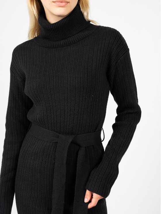 Silvian Heach Silvian Heach Každodenní šaty CVA22072VE Černá Slim Fit