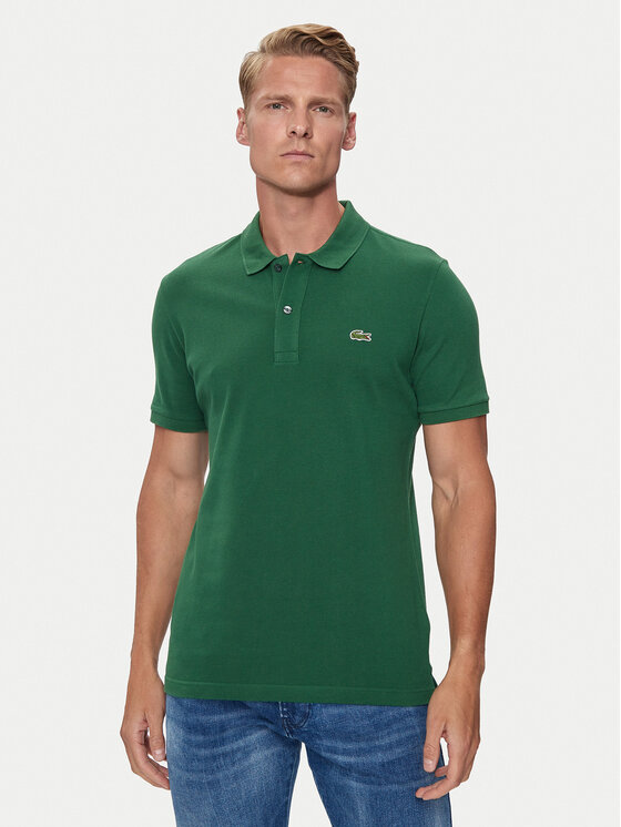 Lacoste Polo PH4012 Zaļš Slim Fit