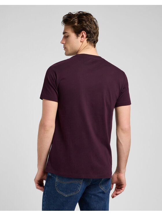 Lee Lee T-shirt ULTIMATE POCKET TEE Viola Slim Fit