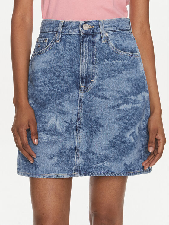 Női Farmer szoknya Tommy Jeans, Méret: 25, Kék, DW0DW17671