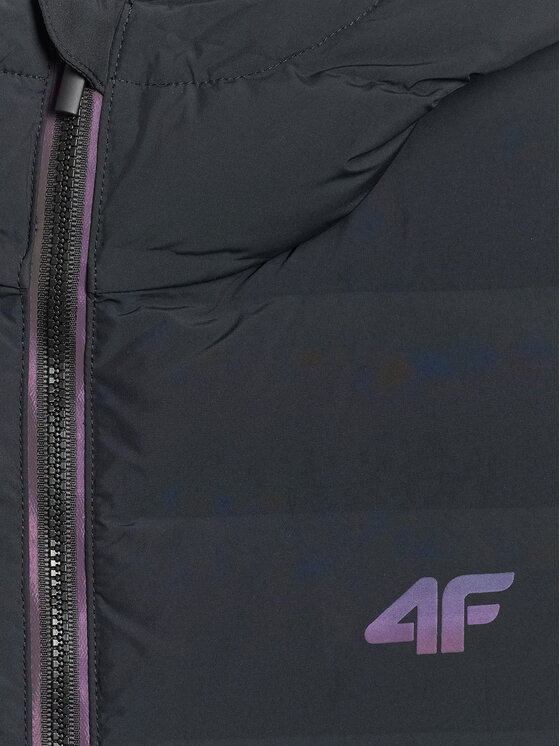 4F 4F Kurtka puchowa EVERYDAY ACTIVE Czarny Slim Fit