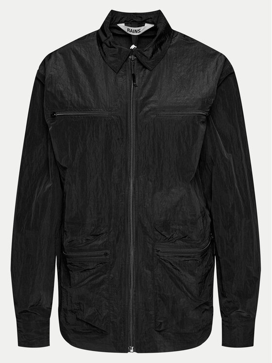 Rains Rains Πουκάμισο Kano Overshirt 19220 Μαύρο Regular Fit