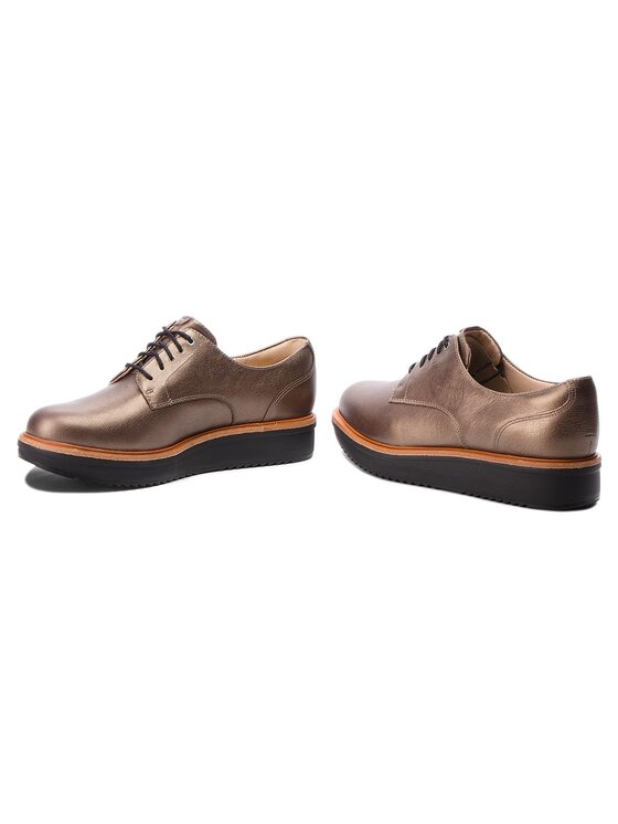 Clarks Clarks Oxford čevlji Teadale Rhela 261296114 Zlata
