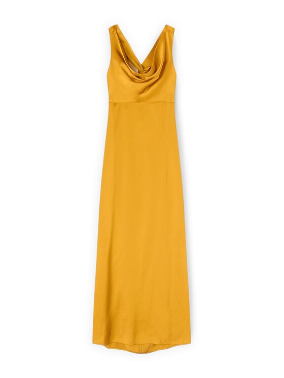 Motivi Motivi Abito da sera 700FQ003595N038 Giallo Slim Fit