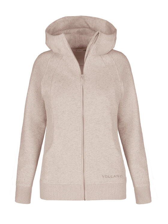 Volcano Volcano Bluza B-ANISE Beżowy Regular Fit