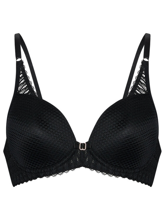 Triumph Triumph Biustonosz z fiszbiną Aura Spotlight 10207996 Czarny