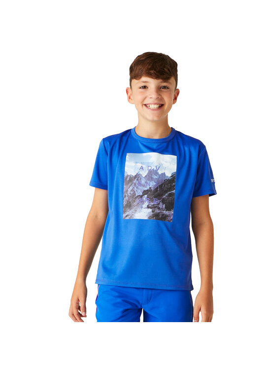 Regatta Regatta T-Shirt Alvardo VIII Błękitny Short Fit