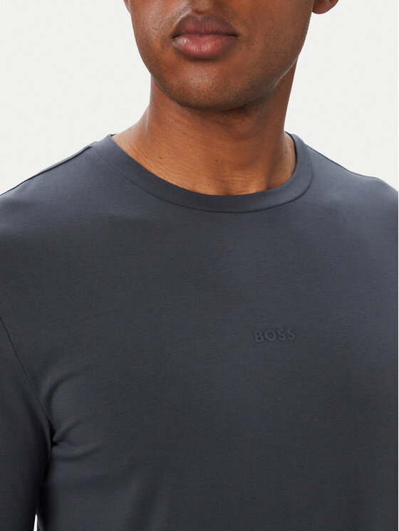 BOSS BOSS S dlouhým rukávem TChark 50473286 Tmavomodrá Regular Fit
