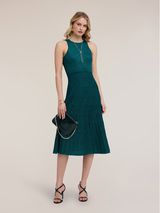 Motivi Motivi Vestito da giorno 7667W001560N015 Verde A-Line Fit