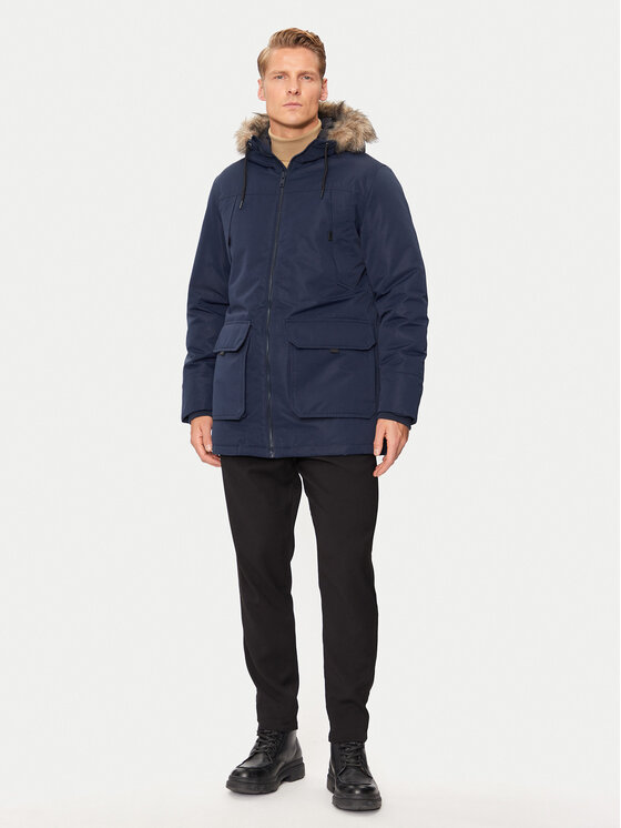 Jack&Jones Jack&Jones Parka Construct 12258406 Sötétkék Regular Fit