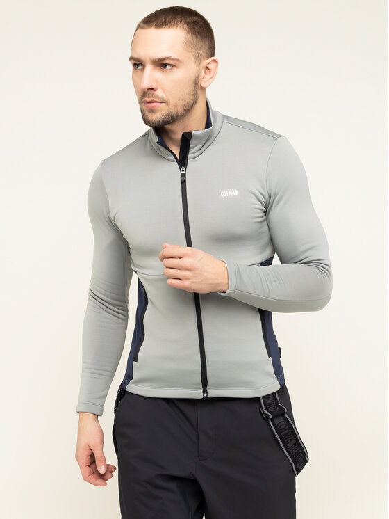 Colmar Colmar Funkční mikina Zip-Up Thermal Ski 8377 9UE Šedá Slim Fit