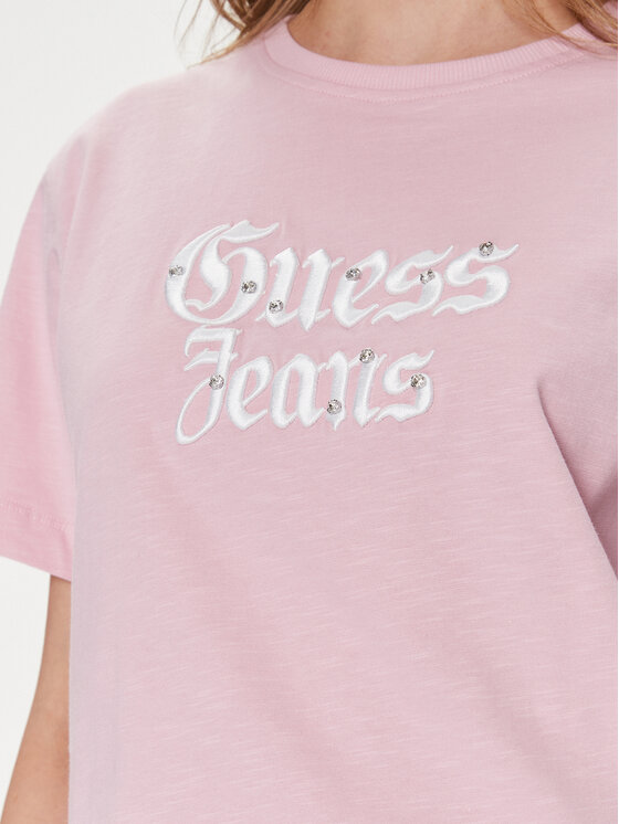 Guess Guess T-krekls Gothic W4RI49 K6XN4 Violets Regular Fit