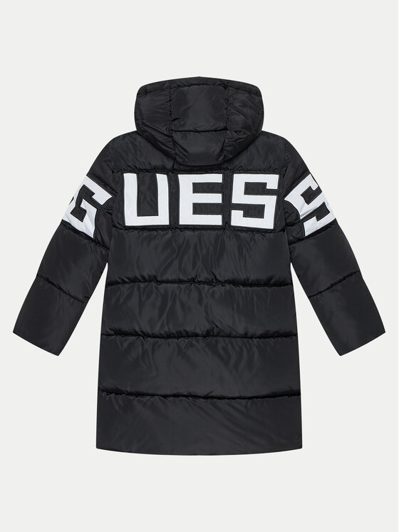 Guess Guess Μπουφάν πουπουλένιο L4BL02 WB240 Μαύρο Regular Fit