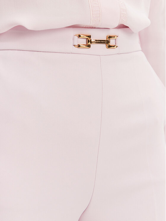 Elisabetta Franchi Elisabetta Franchi Szövet rövidnadrág SH-007-51E2-V240 Rózsaszín Regular Fit