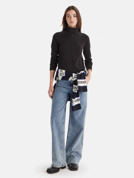 Tommy Jeans Tommy Jeans Поло Essential DW0DW21672 Черен Regular Fit