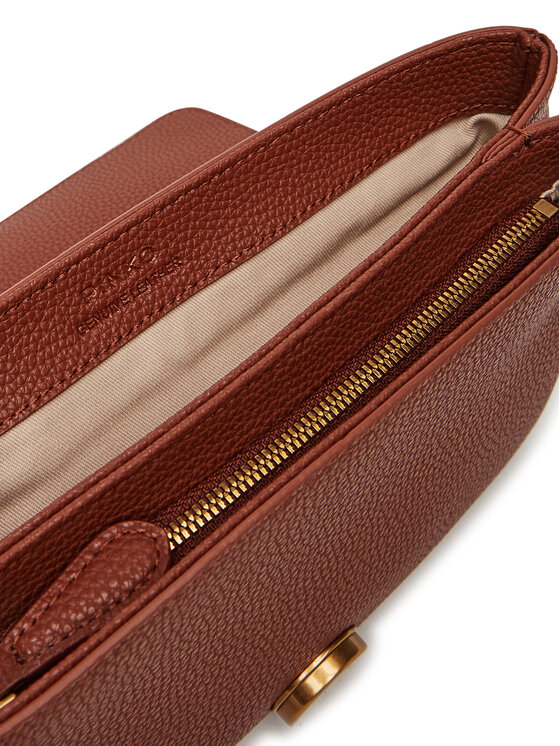 PINKO PINKO Handtasche Love One Soft Mini AI 24-25 PLTT 104528 A29Q L84Q Braun