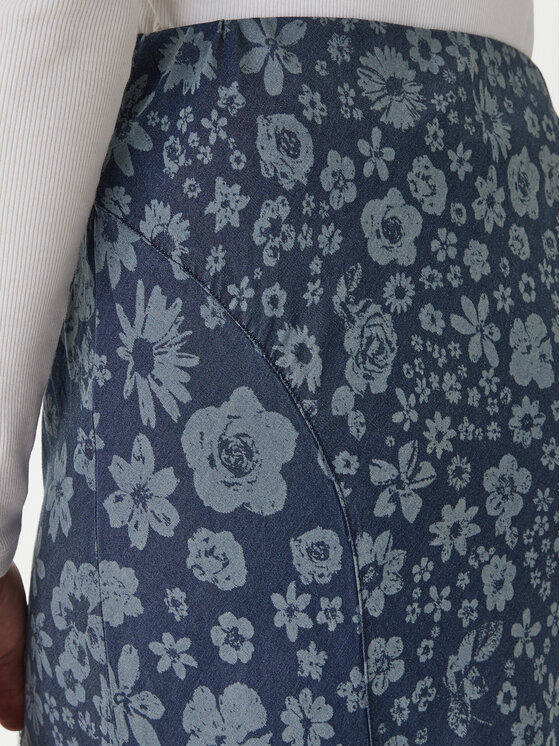Desigual Desigual Farmer szoknya Anem 26SWFW04 Kék Regular Fit