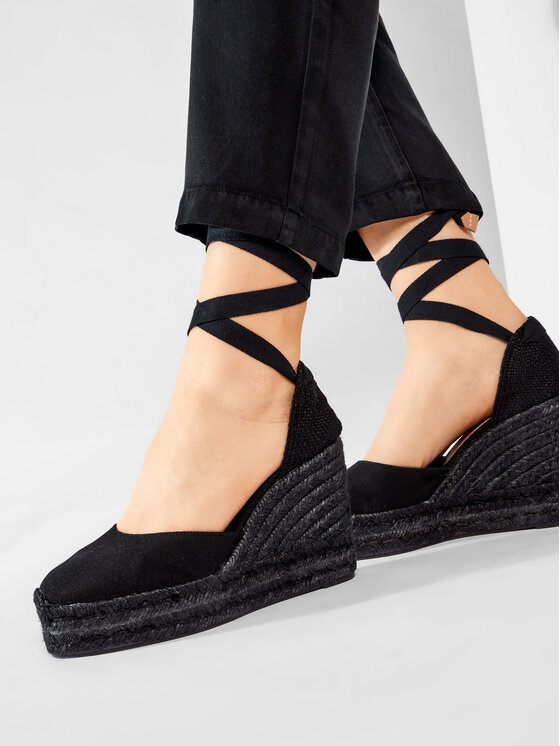 Castañer Castañer Espadryle Carina C/8ED/001 020966-100 Czarny
