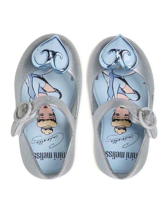 Melissa Melissa Baleriny Mini Melissa Sweet Love + Disn 33447 Srebrny