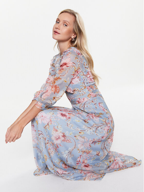 Liu Jo Liu Jo Letní šaty CA3378 TS030 Světle modrá Regular Fit