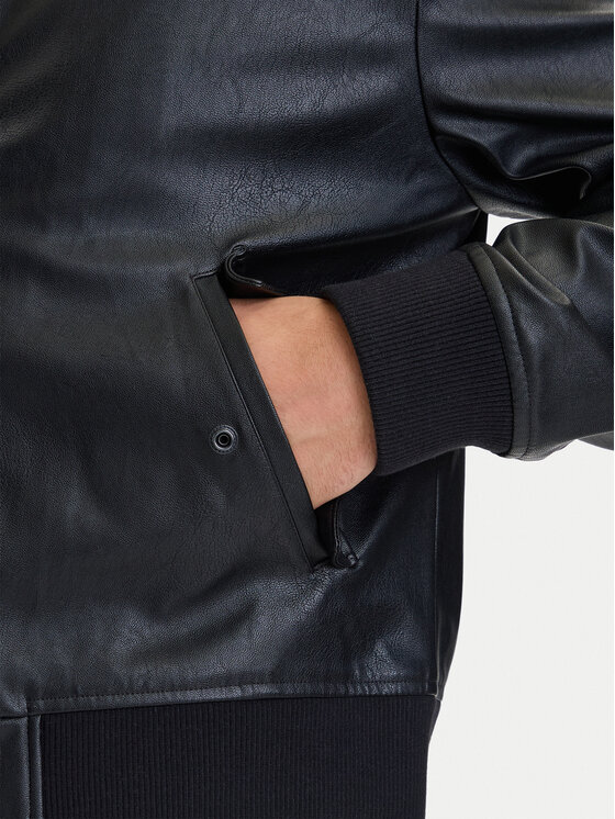 Calvin Klein Jeans Calvin Klein Jeans Dirbtinės odos striukė LV04RH402G Juoda Regular Fit