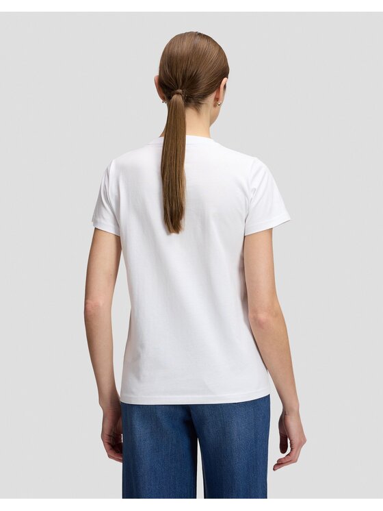 Lee Lee T-Shirt JEANS TSHIRT Biały Regular Fit