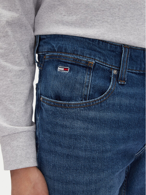 Tommy Jeans Tommy Jeans Džínsové šortky Ronnie DM0DM20943 Tmavomodrá Regular Fit