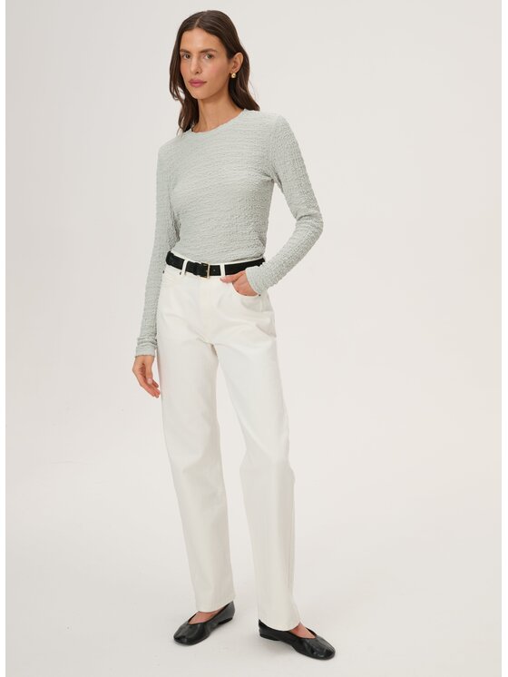 LEBRAND LEBRAND Longsleeve Faro Biały