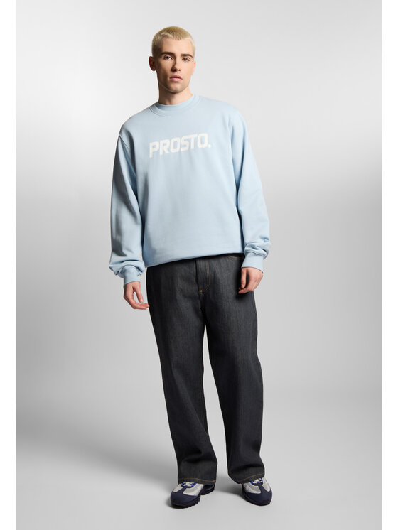 PROSTO. PROSTO. Bluza Old Logo KL261MSWE1013 Niebieski Regular Fit