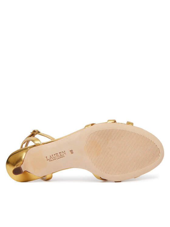 LAUREN RALPH LAUREN LAUREN RALPH LAUREN Sandály Kendyl 802P10398001 Zlatá