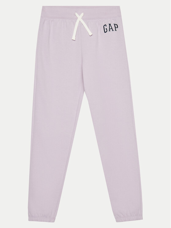 Gap Teplákové nohavice 845041-01 Fialová Regular Fit