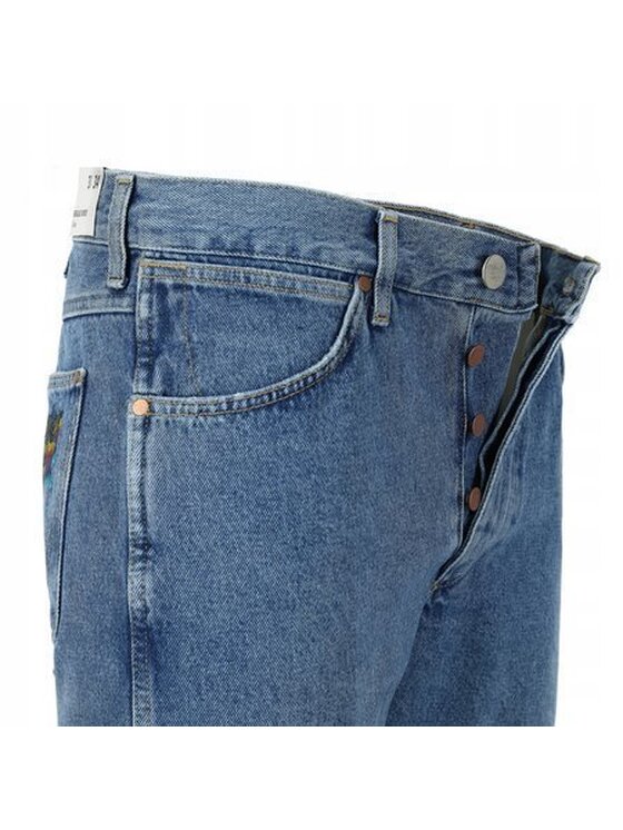 Wrangler Wrangler Jeansy SLIDER Niebieski Slim Fit
