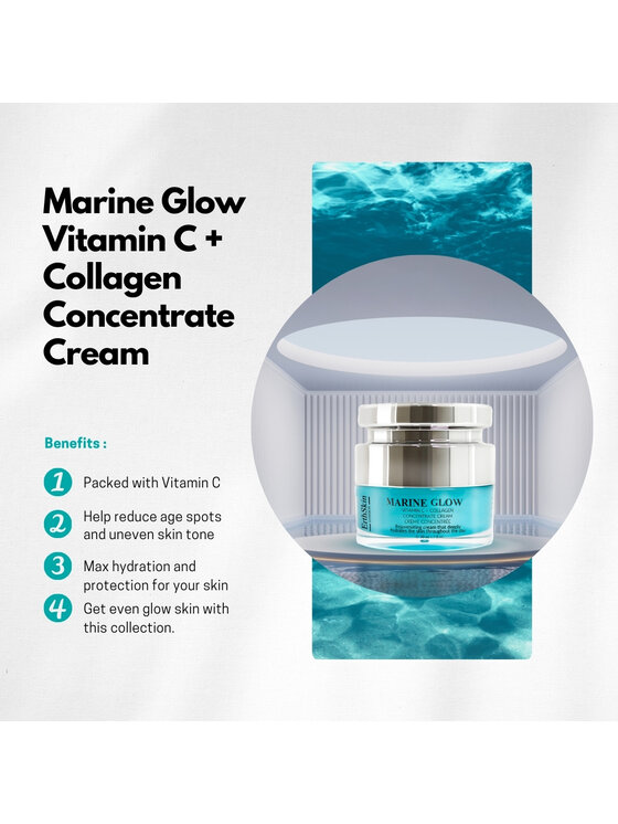 Erthskin London Erthskin London Marine Glow Koncentrat witaminy C w kremie Krem na dzień