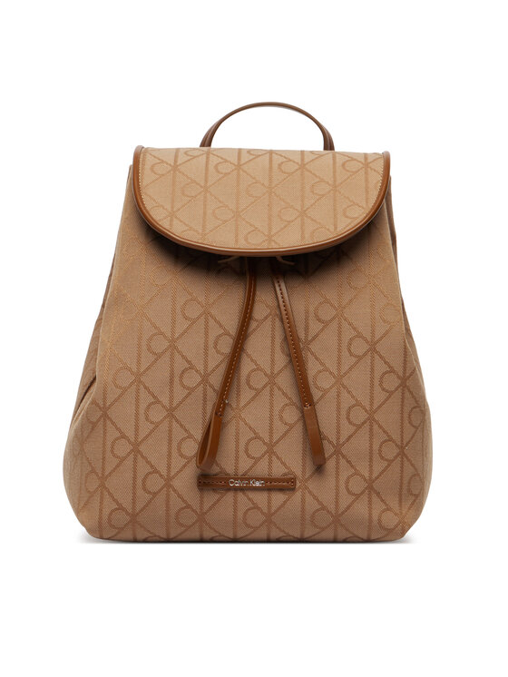 Calvin Klein Calvin Klein Hátizsák Emblem Aop Jacquard LV04F3536G Barna