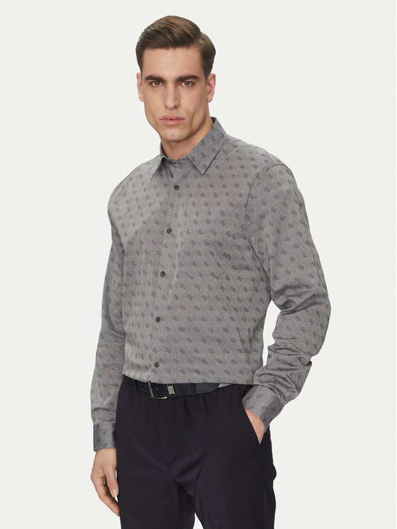 Guess Guess Cămașă M5GH65 WFXX1 Gri