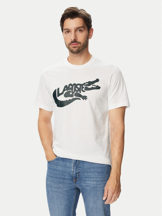 Lacoste Lacoste Футболка TH9990 Білий Classic Fit