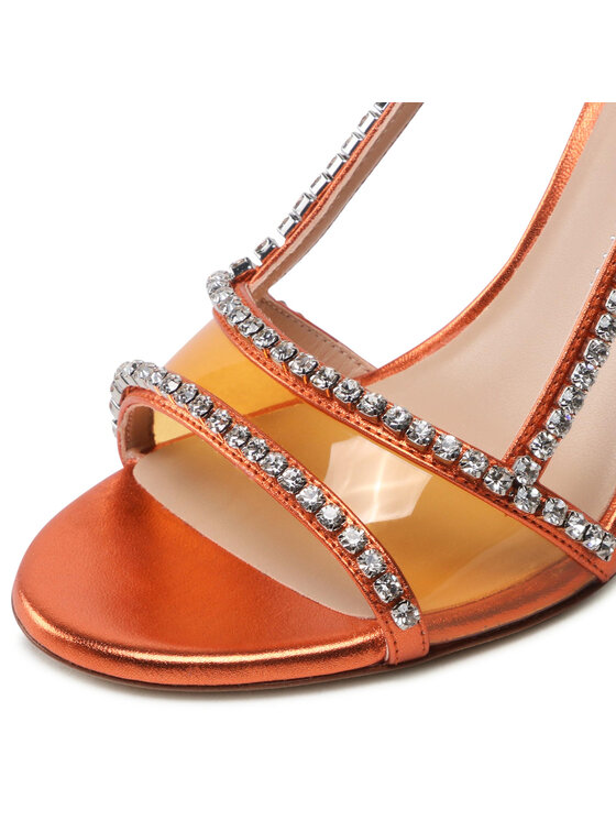 Stuart Weitzman Stuart Weitzman Sandalen Mondrian Glam 100 Sa SC242 Orange