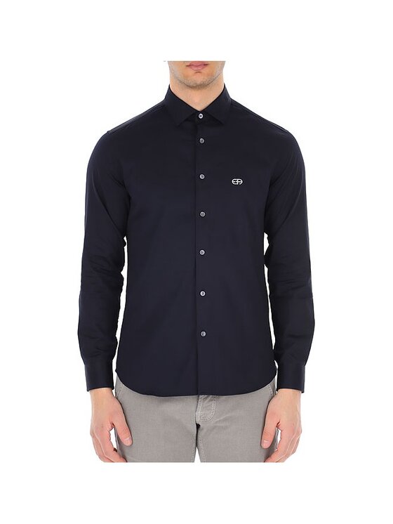 Emporio Armani Emporio Armani Koszula 3L1CD4 1NBNZ Granatowy Regular Fit