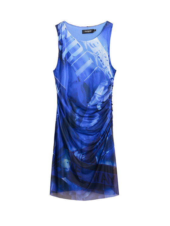 Desigual Desigual Haljina za svaki dan Bratislava 25SWVK47 Plava Slim Fit