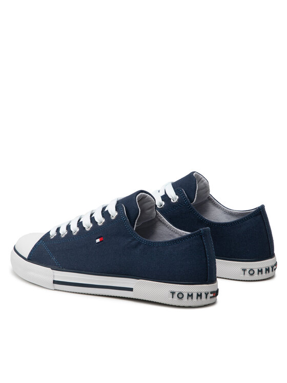 Tommy Hilfiger Tommy Hilfiger Tornacipő Low Cut Lace-Up Sneaker T3X4-32207-0890 S Sötétkék