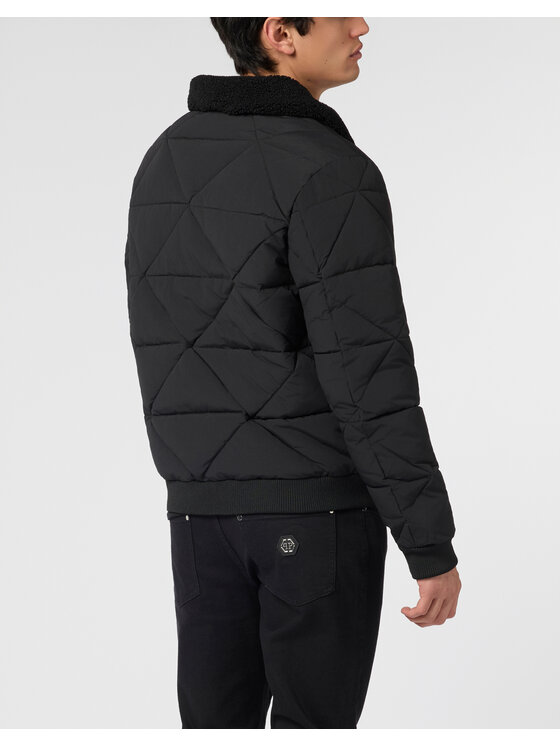 PHILIPP PLEIN PHILIPP PLEIN Kurtka puchowa 28626 Czarny Regular Fit