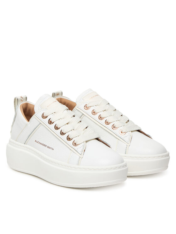 Alexander Smith Alexander Smith Sneakersy Wembley High ASBDWHW 0194 Biela