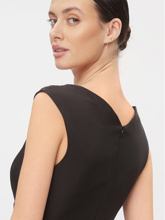 Rinascimento Rinascimento Koktel haljina CFC0116143003 Crna Regular Fit