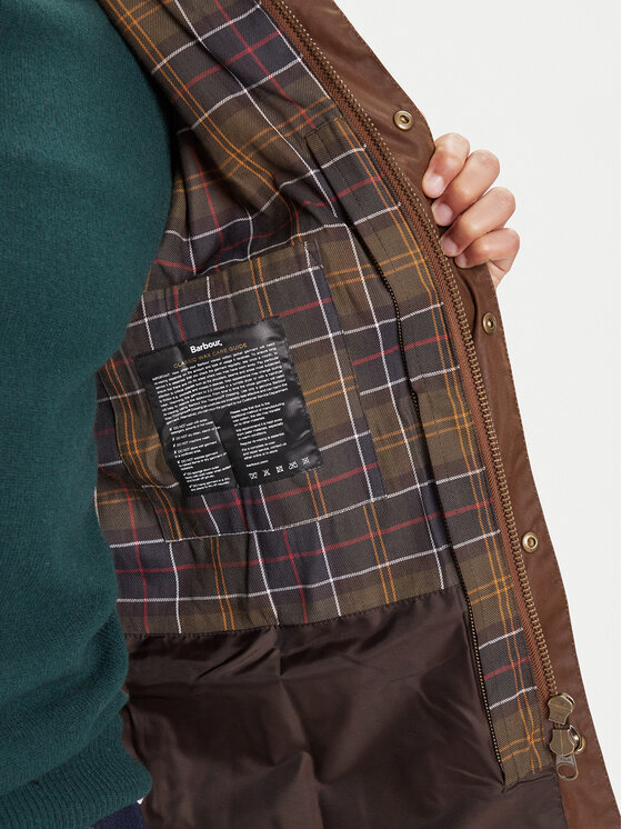 Barbour Barbour Kurtka przejściowa Ashby MWX0339BR31 Brązowy Regular Fit