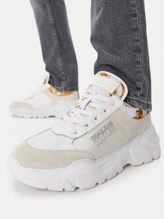 Versace Jeans Couture Сникърси 80YA3SC1 Бял