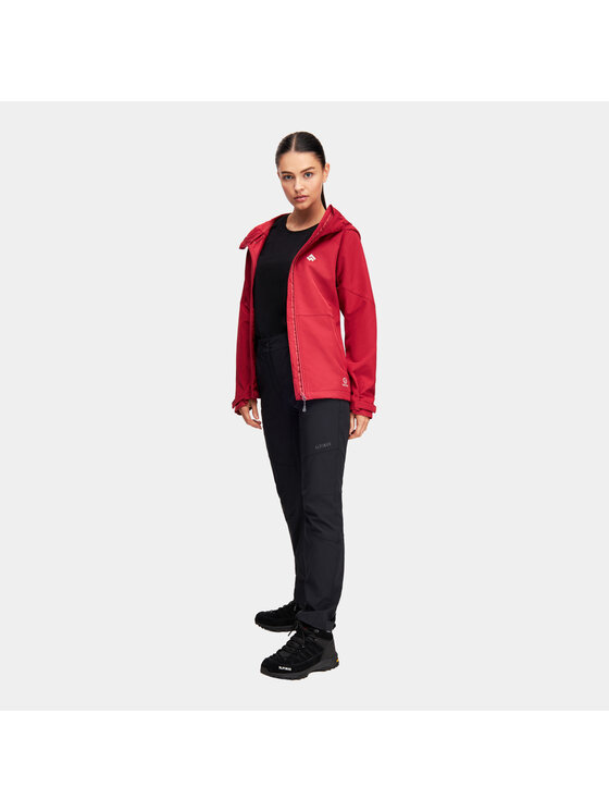 Alpinus Alpinus Kurtka softshell Majadita Czerwony Reglan Fit