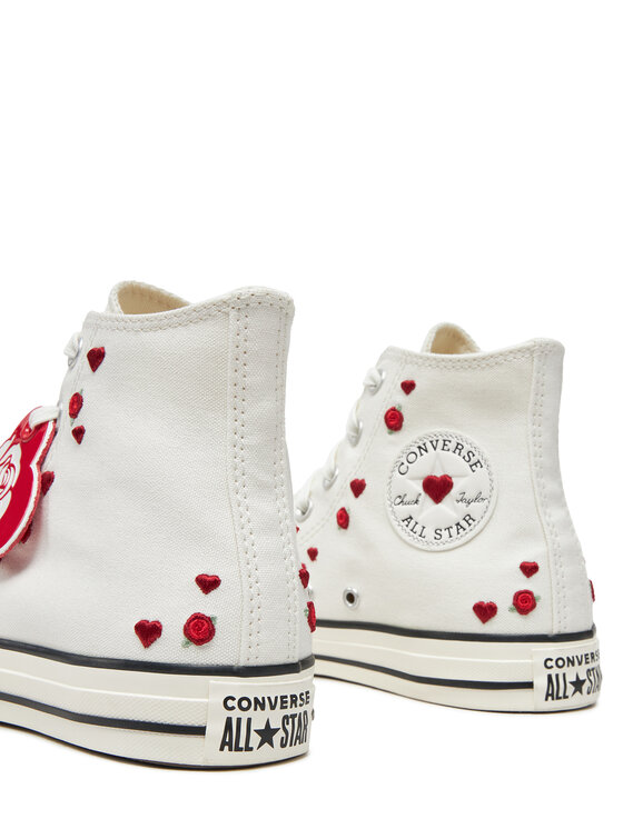 Converse Converse Trampki Chuck Taylor All Star Roses A13650C Biały