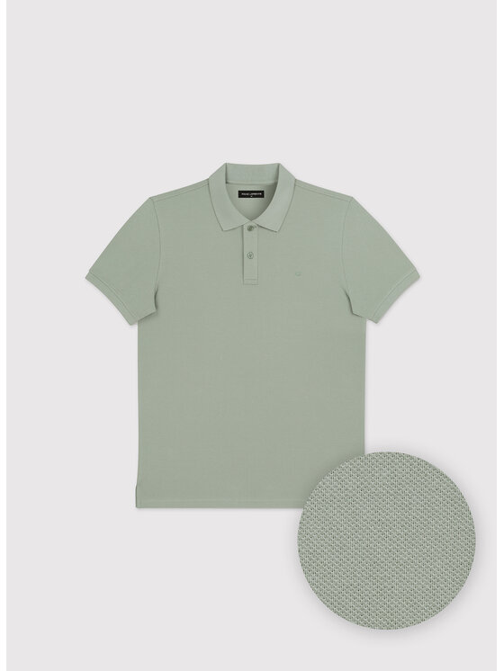 Pako Lorente Pako Lorente Polo P26SN-TX-004 Zielony Classic Fit