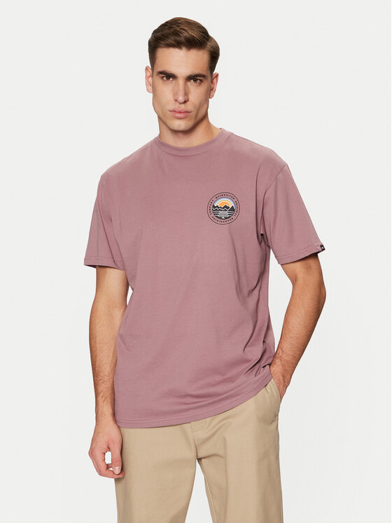 Quiksilver Quiksilver Majica Landscapes EQYZT07917 Vijolična Regular Fit