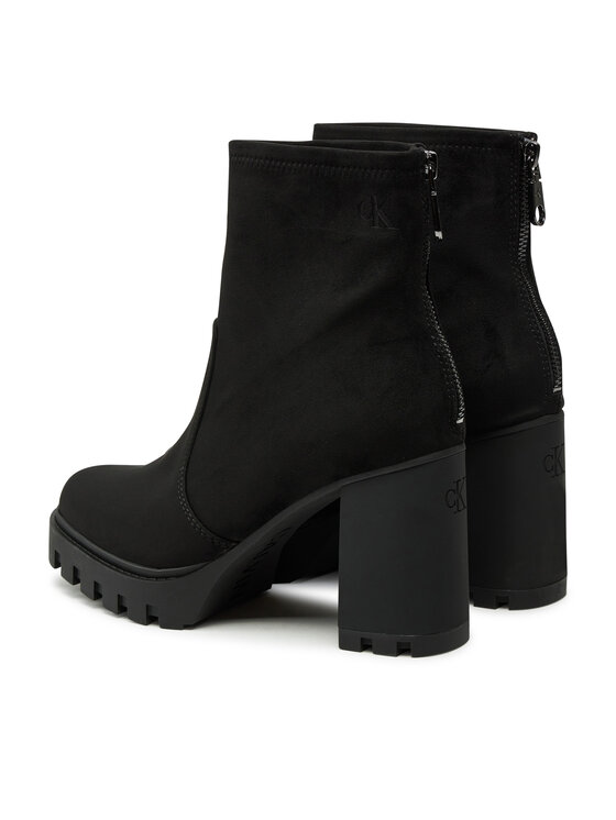 Calvin Klein Jeans Calvin Klein Jeans Μποτάκια Heel Platform Zip Boot Ss YW0YW01601 Μαύρο